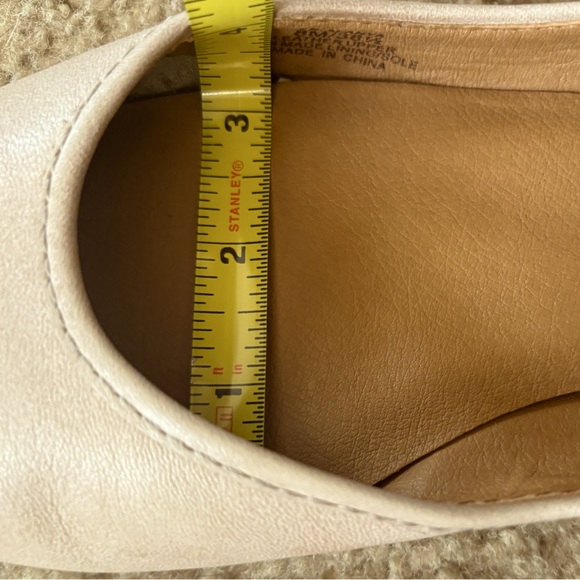 Lucky Brand LP Alanya Leather Ballet Flats Beige / Tan size 38.5 / 8 M - Picture 12 of 12